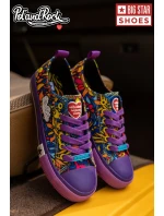 Tenisky Pol'and'Rock Festival X Big Star SS274905 Fialové