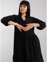 Dámské šaty-RO-SK-ELB-2310.21X-černé Dámské šaty-RO-SK-ELB-2310.21X-černé