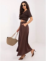 Sukně RV SD A1240.22P tmavě hnědá