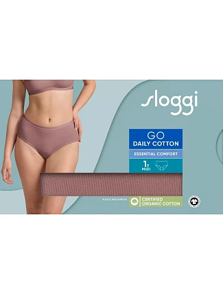 sloggi GO Daily Cotton Midi - Cacao - SLOGGI Cacao - SLOGGI sloggi GO Daily Cotton Midi - Cacao - SLOGGI Cacao - SLOGGI