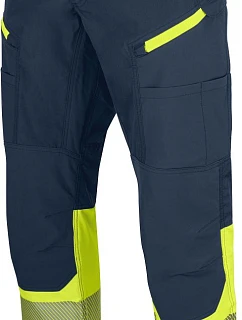 ProJob 6528 Waistpants Stretch (84-120) Strečové bezpečnostní kalhoty 64.528S yellow/navy