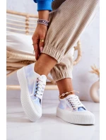 Nízké Tenisky Na Platformě Modro-růžová Mischa