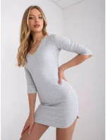 Šaty RV SK 7453.63 světle šedá Šaty RV SK 7453.63 světle šedá