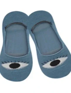 Dámské vzorované ponožky se silikonem