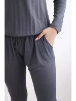 Viskózový overal do pasu Grafit Viskózový overal do pasu Grafit