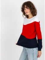 Halenka RV BL 8430.61P tmavě modrá a bílá