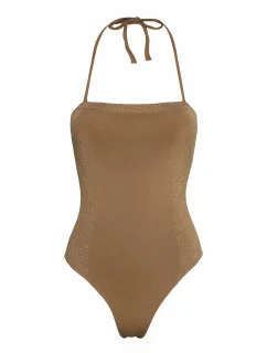 Dámské jednodílné plavky KW0KW02074-RBE - Calvin Klein