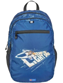 Rozšířený batoh LEGO City 20222-2505 Modrý Jedna velikost