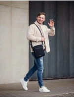 Pánská crossbody taška Vuch Tate Black Pánská crossbody taška Vuch Tate Black