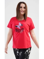 Dámské pyžamo kapri Lenka Dámské pyžamo kapri Lenka