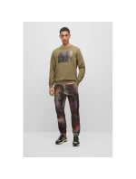 Hugo Boss pánská bavlněná pletená mikina s potiskem zelená (50488906-345) pánské Hugo Boss pánská bavlněná pletená mikina s potiskem zelená (50488906-345) pánské