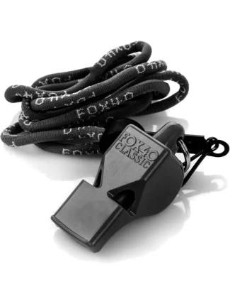 FOX 40 CLASSIC ČERNÁ PÍŠŤALKA A ŠŇŮRA