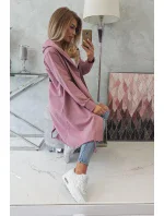 Tmavě růžová bunda s potiskem Tmavě růžová bunda s potiskem