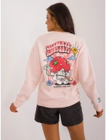 Halenka D10600T02568D světle růžová Halenka D10600T02568D světle růžová