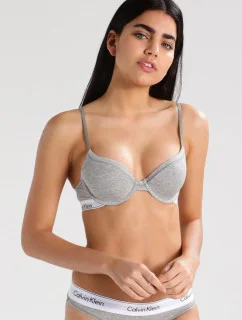 Podprsenka s kosticí F3784E- 020 šedá - Calvin Klein