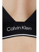 Dámská plavková podprsenka KW0KW02424 BEH černá - Calvin Klein