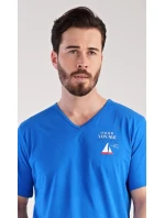 Pánské pyžamo dlouhé Loďka Pánské pyžamo dlouhé Loďka