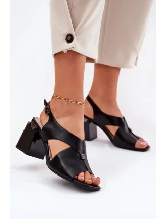 Sandály na podpatku model 212828 Step in style Sandály na podpatku model 212828 Step in style