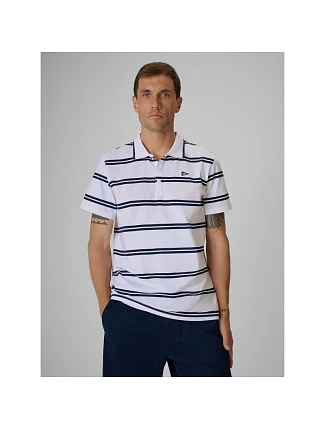 Pánské polo tričko s pravidelným střihem 4F 4FRSS26TPTSM0898-10S Pánské polo tričko s pravidelným střihem 4F 4FRSS26TPTSM0898-10S