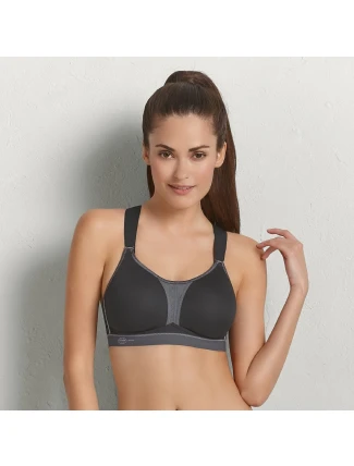 dynamiX star sportovní podprsenka X-Back 5537 black/anthracite - Active