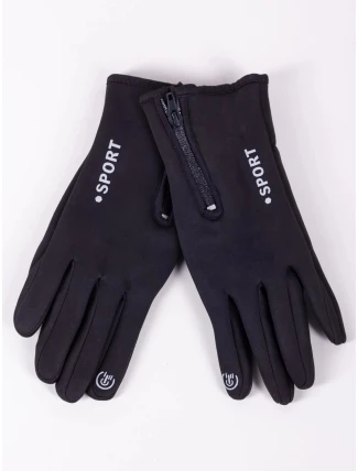 Pánské rukavice RES-0166F-345C černé - Yoclub