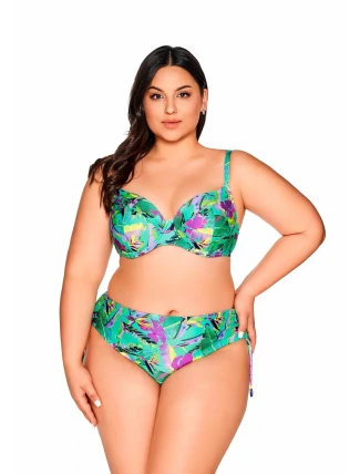 Plavková podprsenka Ava SK 210 Vibrant Green Maxi s plnými košíčky