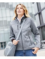 Daiber JN 1147 Dámská 2-vrstvá melanžová softshell bunda 02.1147 dark melange/black Daiber JN 1147 Dámská 2-vrstvá melanžová softshell bunda 02.1147 dark melange/black