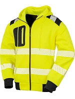 Result R 503X Bezpečnostní mikina s kapucí 30.503X fluorescent yellow/black