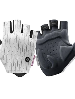 Rockbros MTB cyklistické rukavice velikost: M - bílo-černé