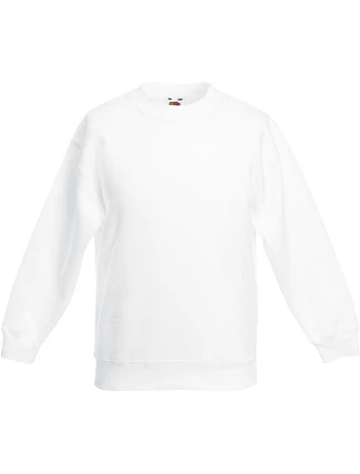 Fruit of the Loom Classic Kids Set-In Sweat Dětská mikina 16.2041 white Fruit of the Loom Classic Kids Set-In Sweat Dětská mikina 16.2041 white