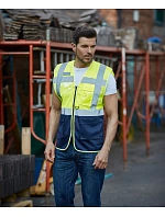Yoko HVW 820 Hi-Vis síťovaná bezpečnostní vesta 79.W820 red/hi vis yellow Yoko HVW 820 Hi-Vis síťovaná bezpečnostní vesta 79.W820 red/hi vis yellow