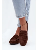 Loafersy Mokasyny Damské Ploché Tmavě hnědé Soreline Loafersy Mokasyny Damské Ploché Tmavě hnědé Soreline