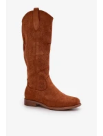 Dámské Děrované Kozačky Camel S.Barski Dámské Děrované Kozačky Camel S.Barski