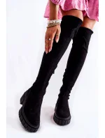 Dámské vysoké kozačky UK105P Černá - Seastar Dámské vysoké kozačky UK105P Černá - Seastar