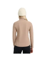 Dámská fleecová mikina 4F F069 světle hnědá 4FWAW25UFLEF069 82S Dámská fleecová mikina 4F F069 světle hnědá 4FWAW25UFLEF069 82S