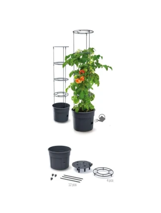 Rajčatový hrnec s žebříkem o objemu 28 l