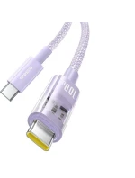 Kabel Baseus Gem typ C-Typ C 100W 1m (fialový)