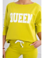 Sada s potiskem kiwi Queen