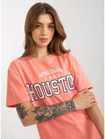 Dámské tričko EM TS 527 1.26X broskvová - FPrice Dámské tričko EM TS 527 1.26X broskvová - FPrice