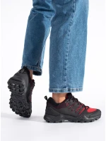 Módní červené dámské trekingové boty Módní červené dámské trekingové boty