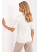 Svetr s krátkým rukávem model 217330 Factory Price Svetr s krátkým rukávem model 217330 Factory Price