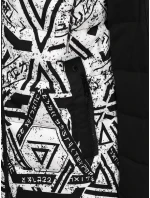 Pánská prošívaná zimní bunda s kapucí černá FashionStreet TX5131