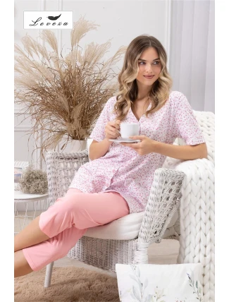 Pyžamo Leveza 1722 Odetta kr/r M-2XL
