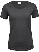 Tee Jays TJ 450 Dámské elastické tričko 18.0450 dark grey