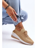 Sportovní Nastavitelné Boty Na Podpatku Bežové Visconti Sportovní Nastavitelné Boty Na Podpatku Bežové Visconti