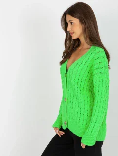 Dámský svetr LC SW 8036 fluo zelený