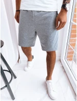 FashionStreet pánské světle šedé teplákové kraťasy SX2266