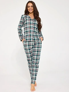 Pyžamo Cornette 482/490 Francesca, krátké rukávy, velikosti S–2XL, rozepínací