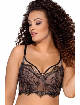 Dámská podprsenka 2008 Jardin black - AVA Dámská podprsenka 2008 Jardin black - AVA