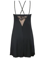 Noční košile Casilda black - NIPPLEX